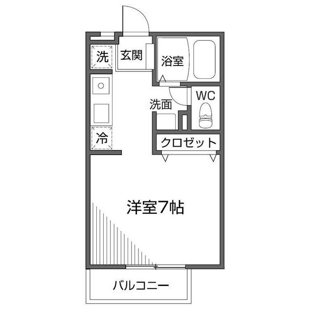 ヴァンベールタナカ2の間取り|間取り図