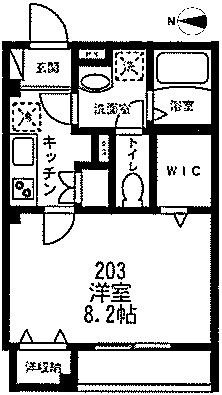 ヘリテージ椎名町　B棟の間取り