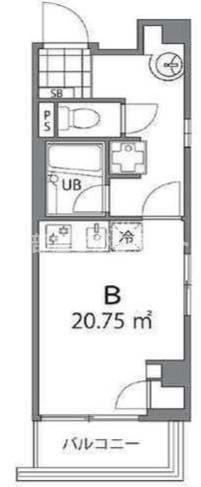 クーカイテラス中目黒の間取り|間取り図