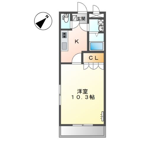 ヴィラ・シフォンⅠの間取り