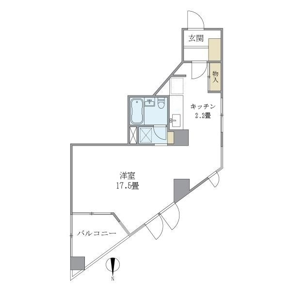 グランメール落合の間取り