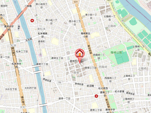 グリーンルームイシイの地図