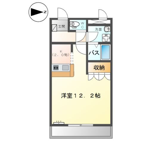 シャルムの間取り