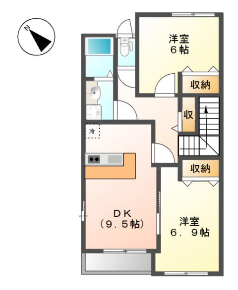 エルミタージュの間取り