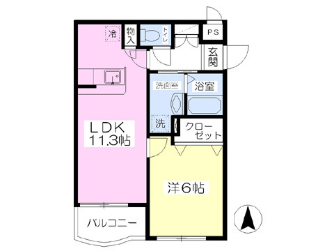 １階角部屋♪