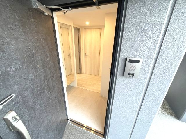 Alivis緑橋の玄関