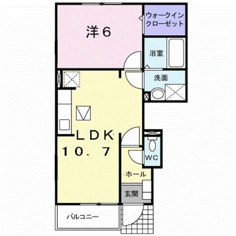 グリーンウィローＣの間取り