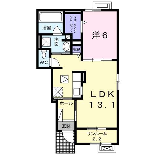 アルペジオの間取り