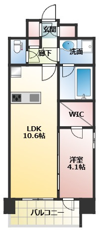 LA GRACE SENBAYASHIの間取り