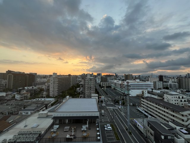 プレジオ三国EUROの展望|写真は、他部屋の反転間取りです。(現況優先)