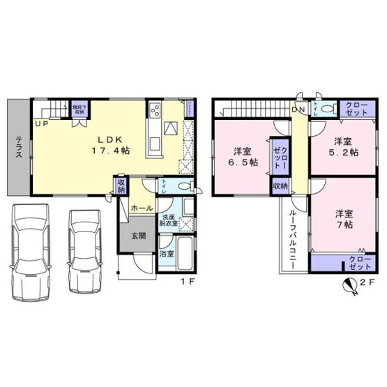 【間取り】 | アルコラカーサ植木