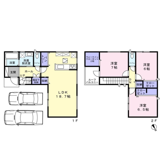 【間取り】 | アルコラカーサ渡場