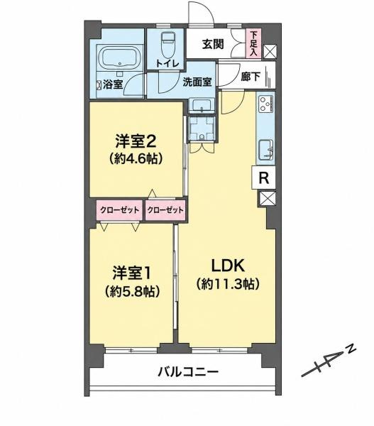六郷ビルの間取り