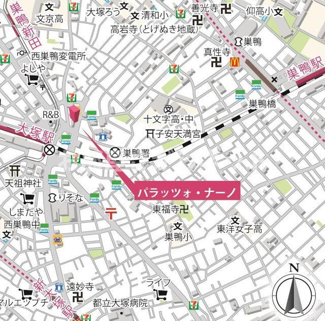 パラッツォ・ナーノ【おとり物件なし】の地図