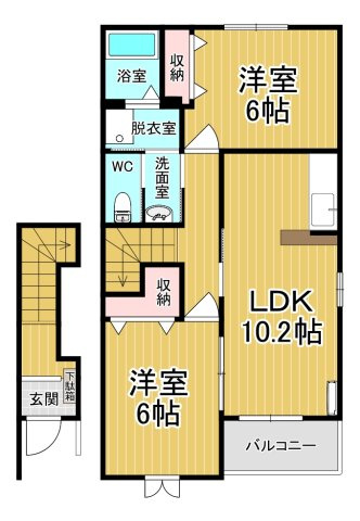 【間取り】 | プロムナードⅥ