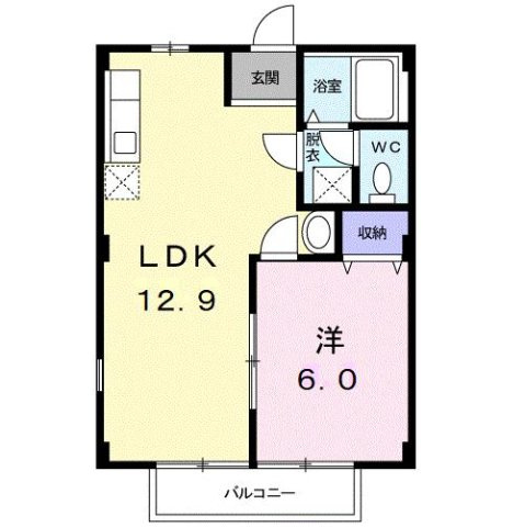 【間取り】 | シャルマンハイツⅡ