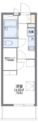 レオパレス東金の間取り