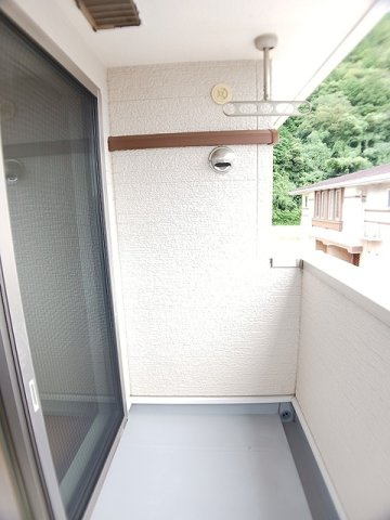 アプリコットⅠのバルコニー