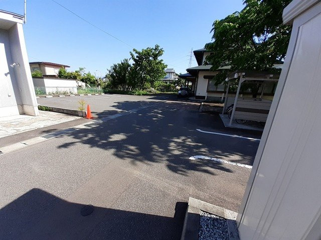ミューズリーの駐車場