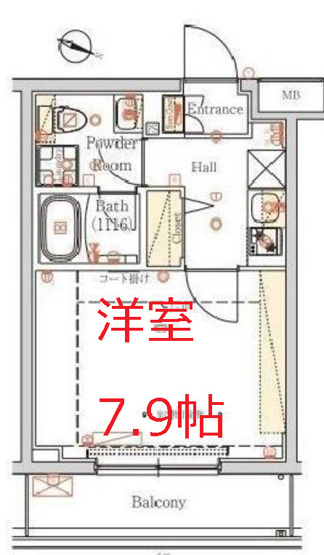 【間取り】 | HYs briller 大森北