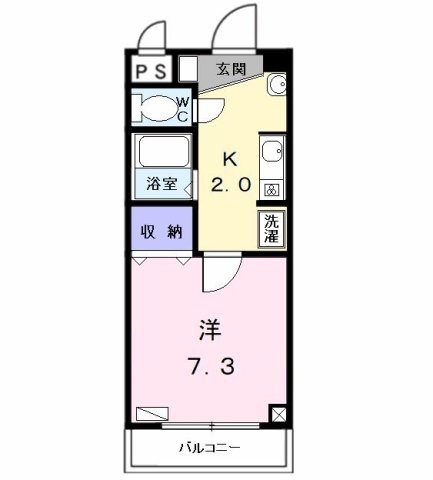 グレースハイム甲陽の間取り