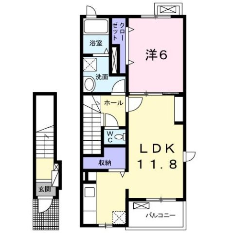 サンモールⅡの間取り