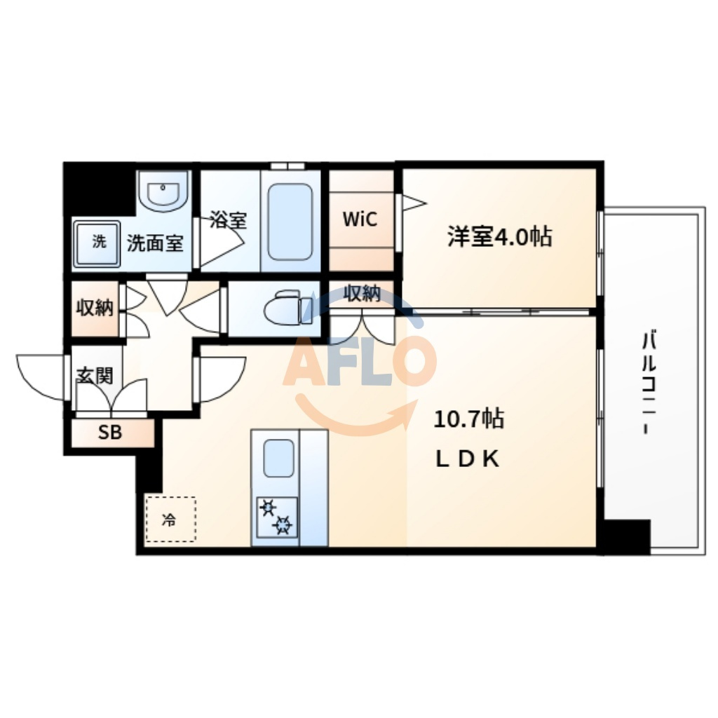 ミラージュパレス新梅田Cieloの間取り