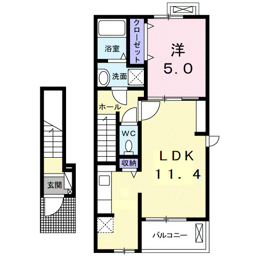 ＢＥＳＴ　ＨＯＵＳＥ　Ⅲ　Ａの間取り