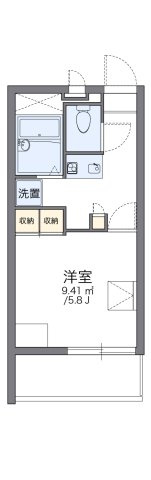 レオパレスクララ九条の間取り