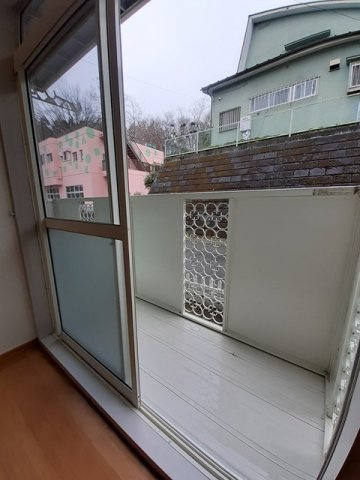 メゾンハピネスのバルコニー