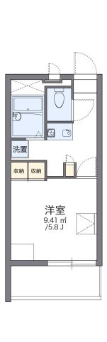 レオパレス楠２の間取り