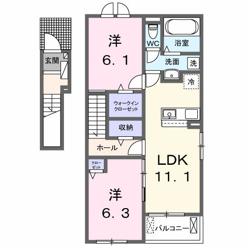 アルカディアⅣの間取り