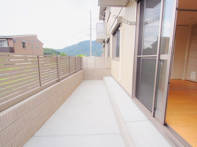 シャーメゾン　ヴィラⅡのバルコニー