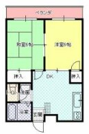 【間取り】 | フラワーハイツＢ