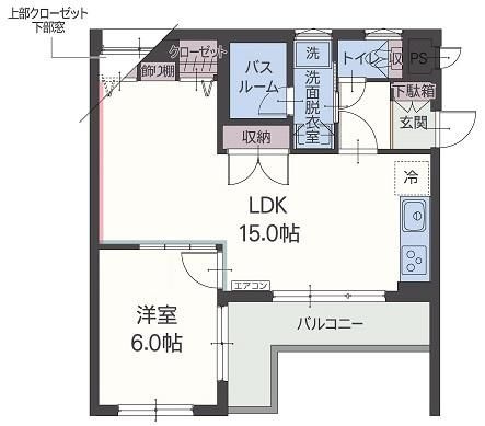 リバーウォークの間取り