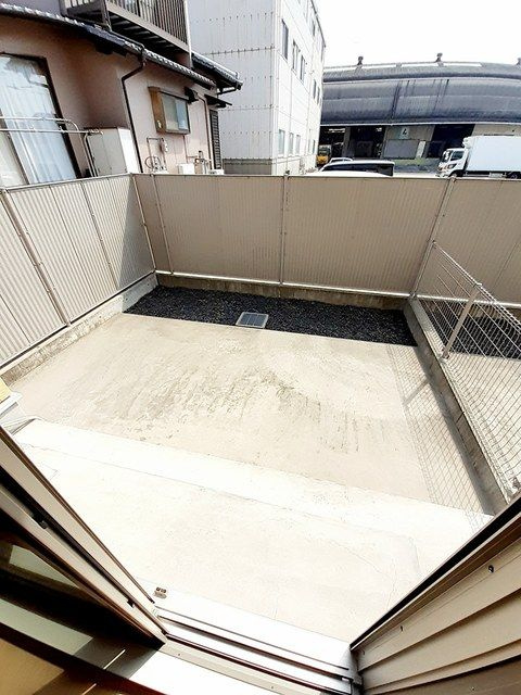 ドリーム北高下　Ｂのバルコニー