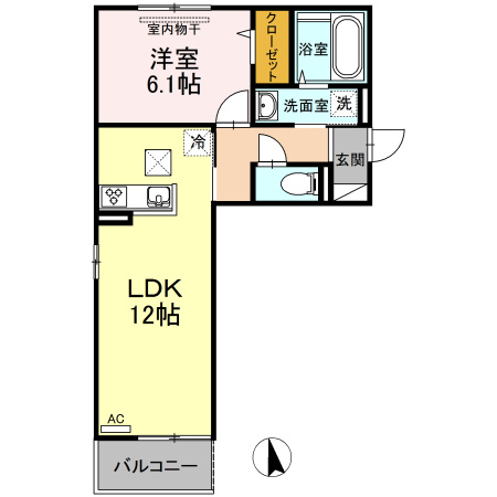 ラ　ルーチェの間取り
