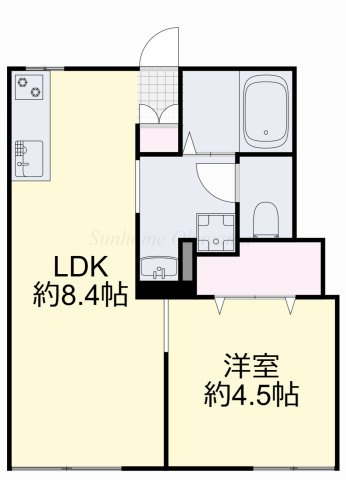 サンコーポの間取り