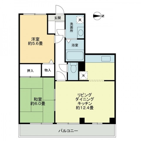 カンフォタブルの間取り