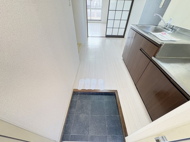ジュネス奥田　C棟の玄関