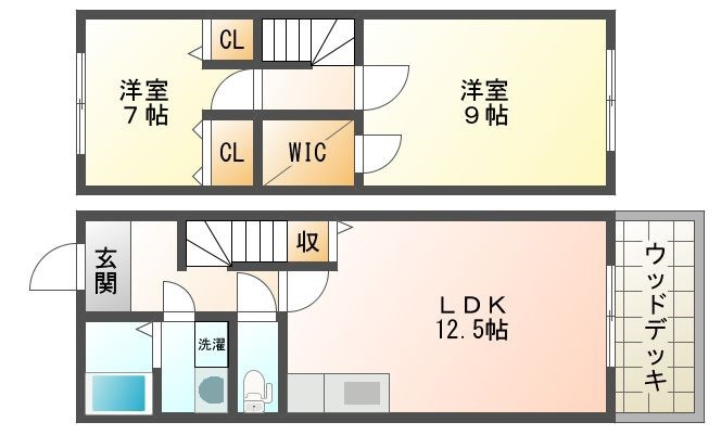 ピュアライン今保の間取り