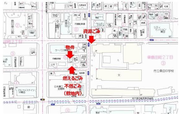 ジュビリーSの地図