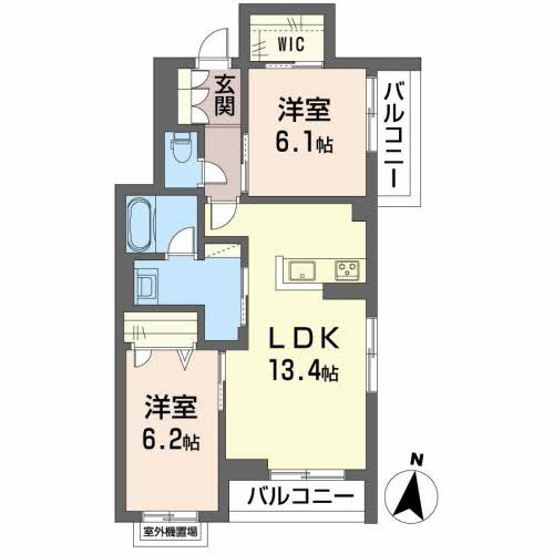ピュアシャルムの間取り