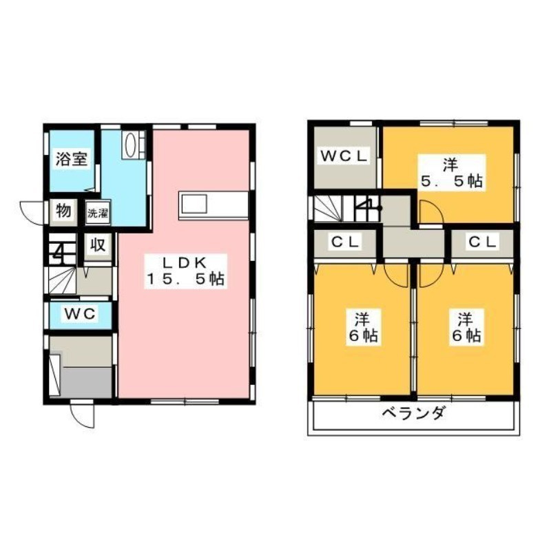 中仙道戸建ＥＡＳＴ　の間取り