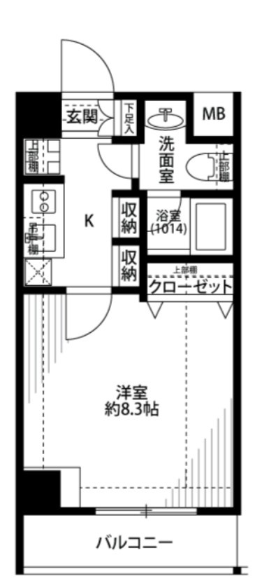 プレール・ドゥーク高円寺Ⅱの間取り|間取り