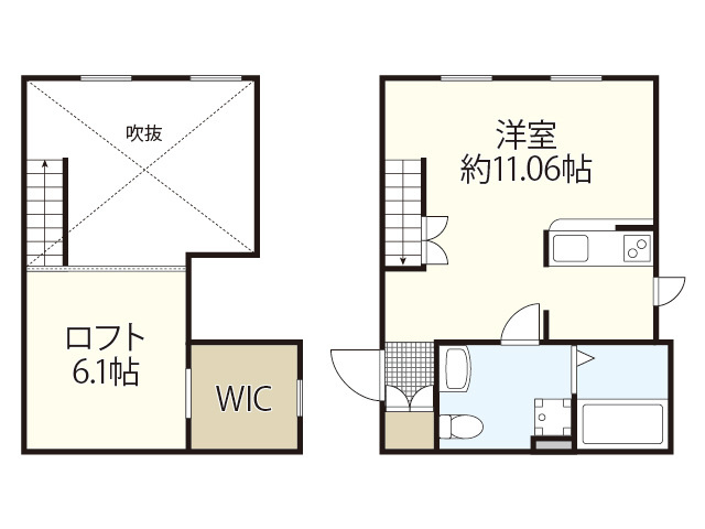 プリマガーデン岡山 壱番館の間取り