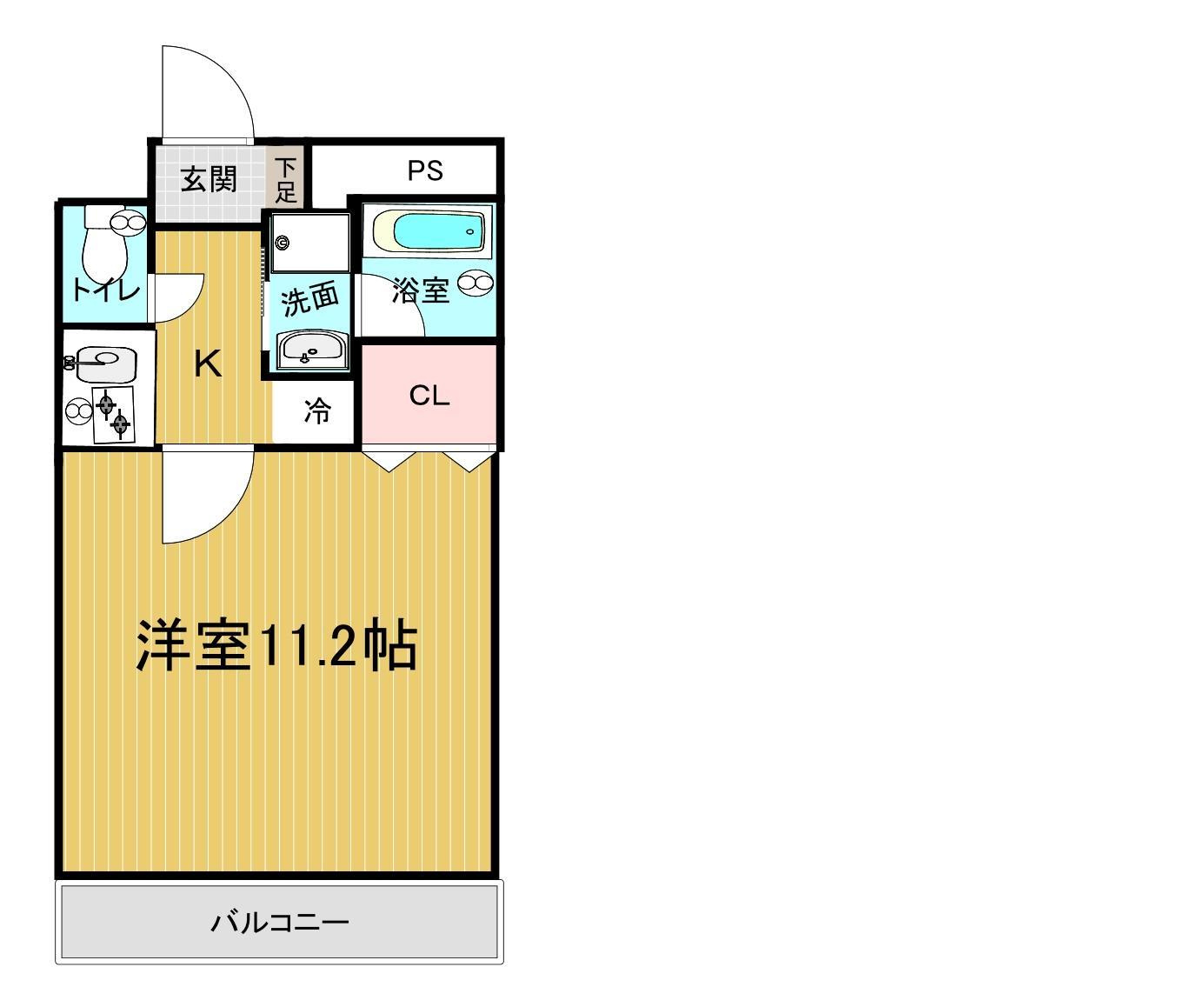 ピアグロリア奥田の間取り