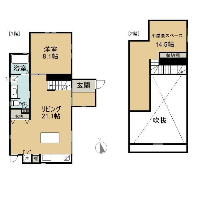 中庄平屋の間取り