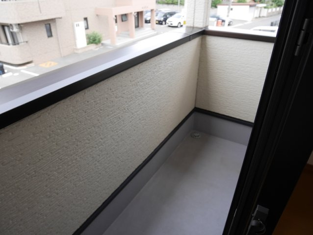 グランツタウン3号棟のバルコニー