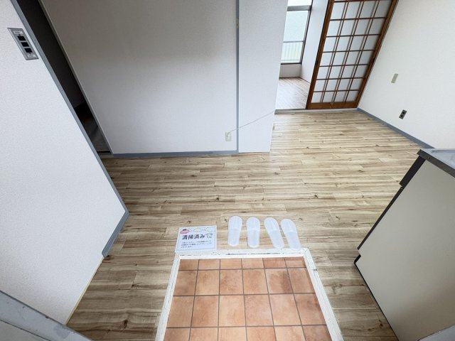 臼井コーポの玄関